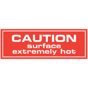 Caution Surface Hot